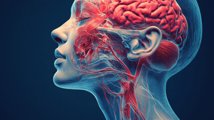 Illustration of R3dread Lobotomy Leucotomy Neurosurgical Treatment in Brain