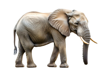 Fototapeta premium Elephant isolated on white background