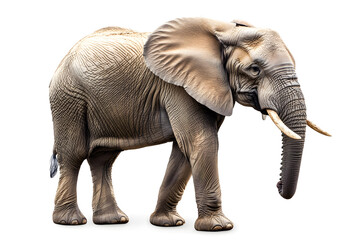 Obraz premium Elephant isolated on white background