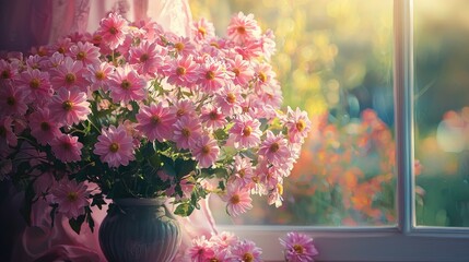 Beautyfull Flower Spring In Home