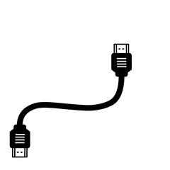 HDMI Cable Vector Illustration 