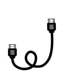 HDMI Cable Vector Illustration 