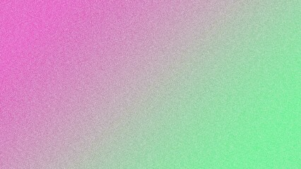 Fototapeta premium Beautiful Pink to Green Gradient Background with Gentle Noise Effect | Ideal for Modern Design Projects, Adding a Touch of Soft Color Transition and Texture for Content Creation and Digital Art