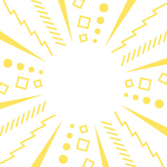 幾何学模様のサンバースト