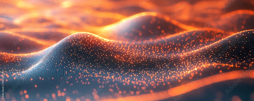 Leinwandbilder 3d rendering of abstract data analytics visualization against a light backdrop, contemporary aesthet