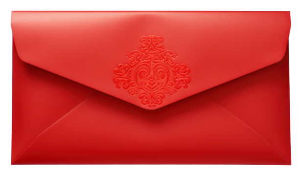 PNG Chinese New Year envelope mailbox red.