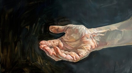 Open Hand: A Study in Human Anatomy and Expression