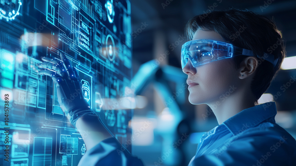 Poster Smart Logistics with Robotics and Augmented Reality Interface