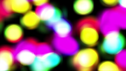 abstract colorful bokeh background