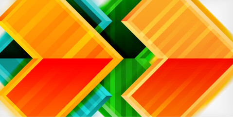 Arrow geometric abstract vector background. Vector Illustration For Wallpaper, Banner, Background, Card, Book Illustration, landing page