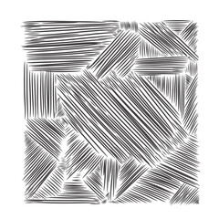 illustration of a set of hatching lines or shading sketch image