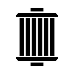 Oil Filter glyph icon