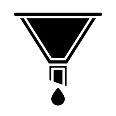 Fuel Filter glyph icon