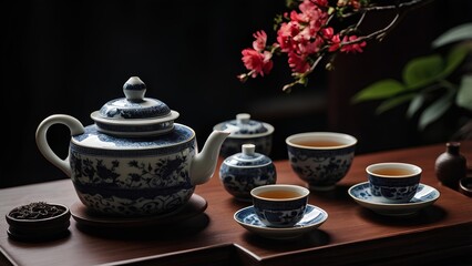 Traditional chinese tea set