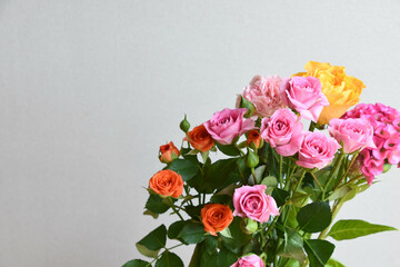 カラフルな花束