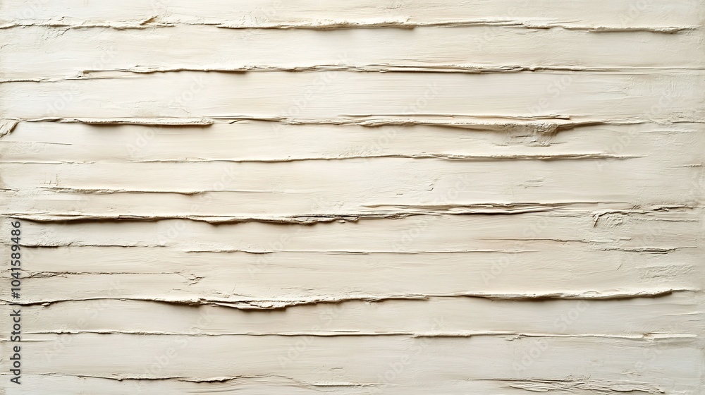 Poster light beige panelled wall background with subtle horizontal lines and a textured finish offering a w