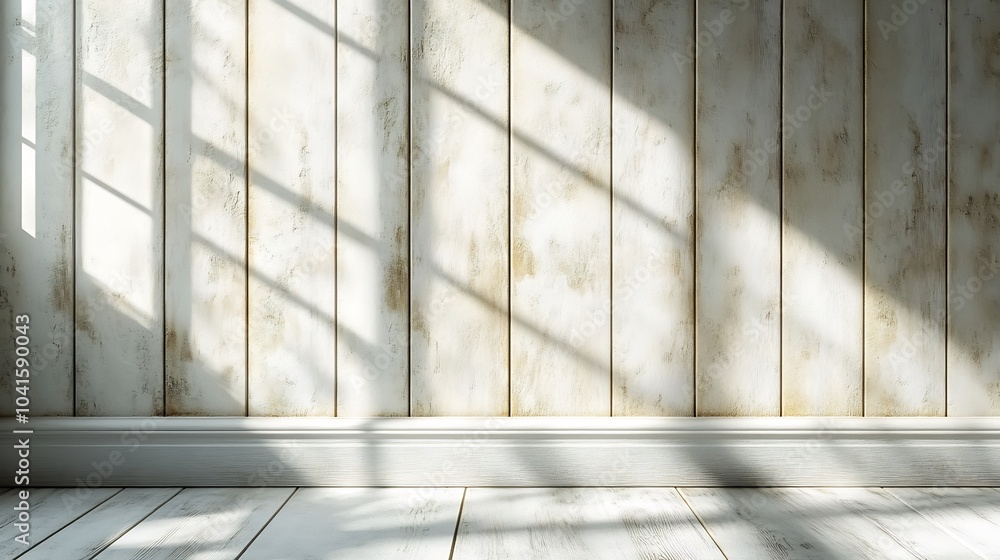 Poster light grey smooth panelled wall background with subtle shadow lines between the panels providing a n