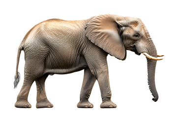 Obraz premium Elephant isolated on white background