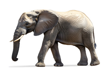 Obraz premium Elephant isolated on white background