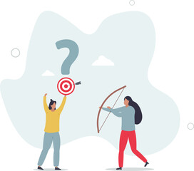 Ask good question, communicate to solve problem, smart question to get best answer, knowledge or learning concept,flat design with people.