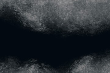 A dramatic and atmospheric black and white texture resembling a stormy sky filled with swirling clouds, a smoky and textured effect, ideal for adding text or other design elements