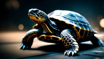 Obraz premium turtle on the rocks