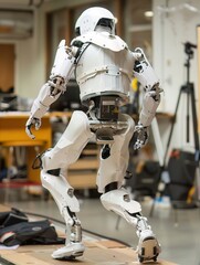 Robotic exoskeletons aiding in physical rehabilitation and enhancing strength for lifting heavy objects