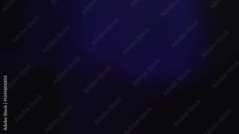 Aufkleber featuring a captivating array of blue lens flares and bokeh effects