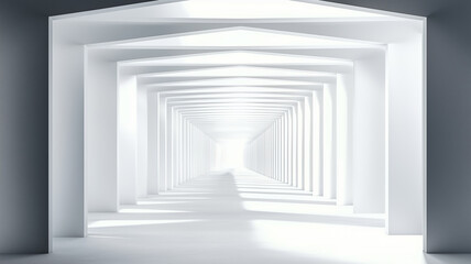 3d render of a corridor