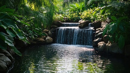 Scenic backdrop showcasing a serene environment with lush greenery and tranquil waters perfect for relaxation and inspiration