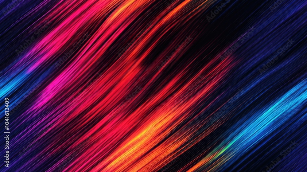 Poster colorful line texture with ample space for logo and text design abstract background