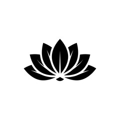 lotus flower vector icon