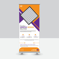 modern roll up bennar design template, rollup bennar, creative roll up bennar