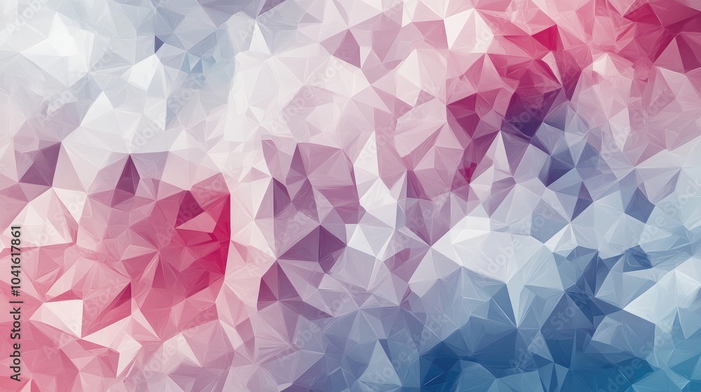 Poster low polygon triangle pattern backdrop