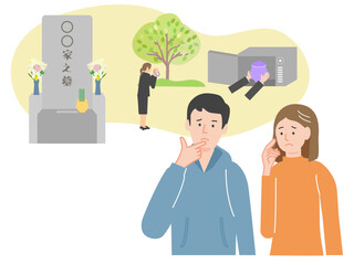 弔いの形式について悩む夫婦