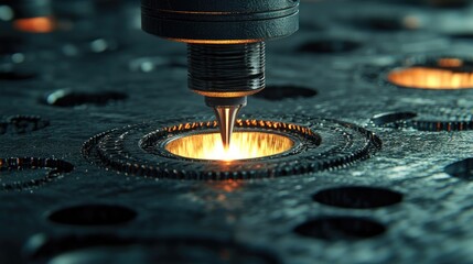 CNC laser cutting of metal represents modern industrial technology utilizing laser optics and computer numerical control to precisely shape materials