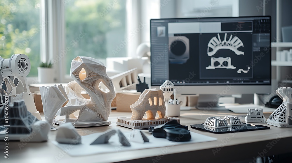Fototapete innovative aidriven product prototyping transforming conceptual designs into tangible models through