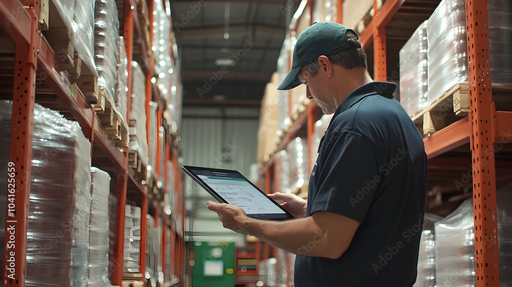 Poster efficient inventory management in streamlined warehouse setting