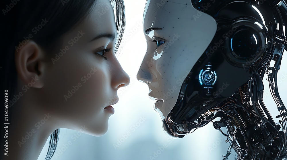 Poster Exploring the synergy between humanity and ai a showcase of collaborative potential in technology and innovation