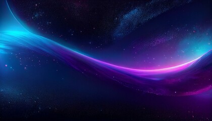 Obraz premium Dark purple, blue, and black abstract grainy background with a glowing vibrant gradient shape, perfect for poster headers, banners, or cover designs