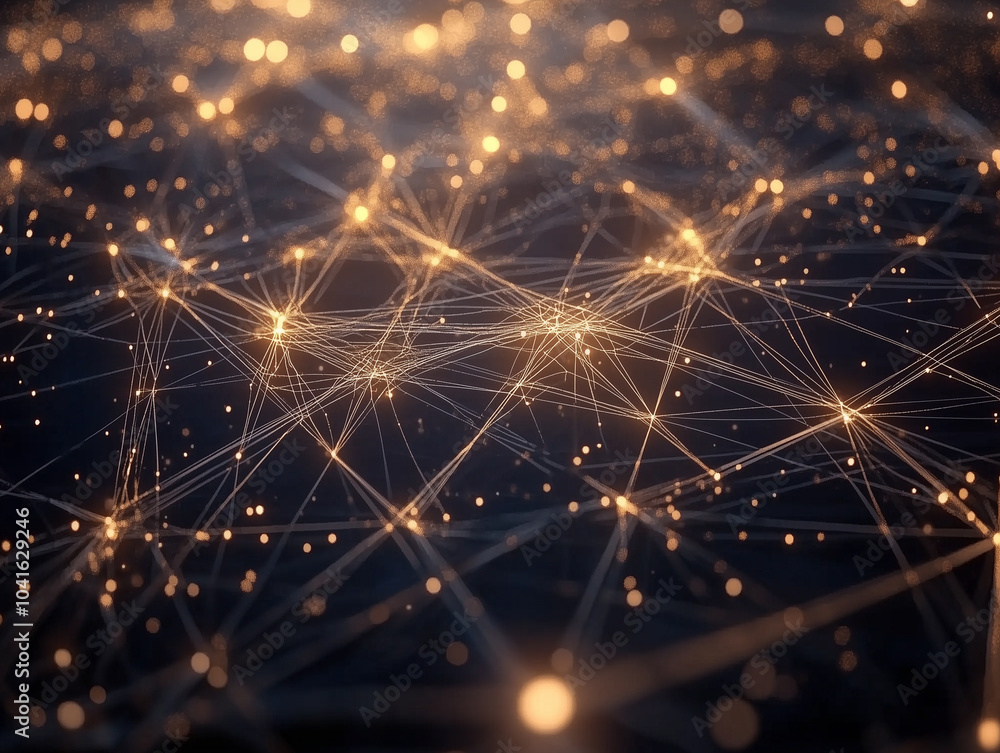 Aufkleber abstract background of artificial intelligence futuristic technology and trade business communicatio