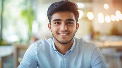 Obraz premium Businessman Smiling at the Camera