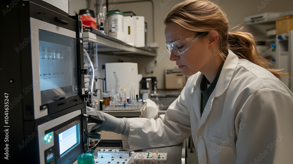 Poster fuel component analysis in advanced laboratory setting with specialized equipment