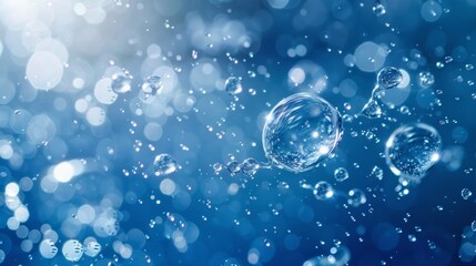 A friendly collision between hydrogen and oxygen creates a refreshing water molecule.