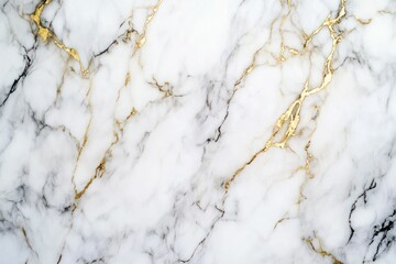 Elegant Marble Background with Gold Veins