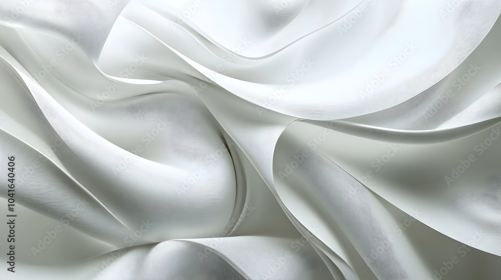 Poster soft grey abstract wave pattern with blank copy space for minimalist design
