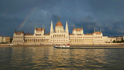 Fototapeta premium A trip to Budapest in Hungary, a beautiful city full of wonderful monuments.