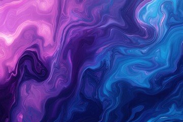 Fototapeta premium Vibrant Abstract Swirl of Pink and Blue Colors