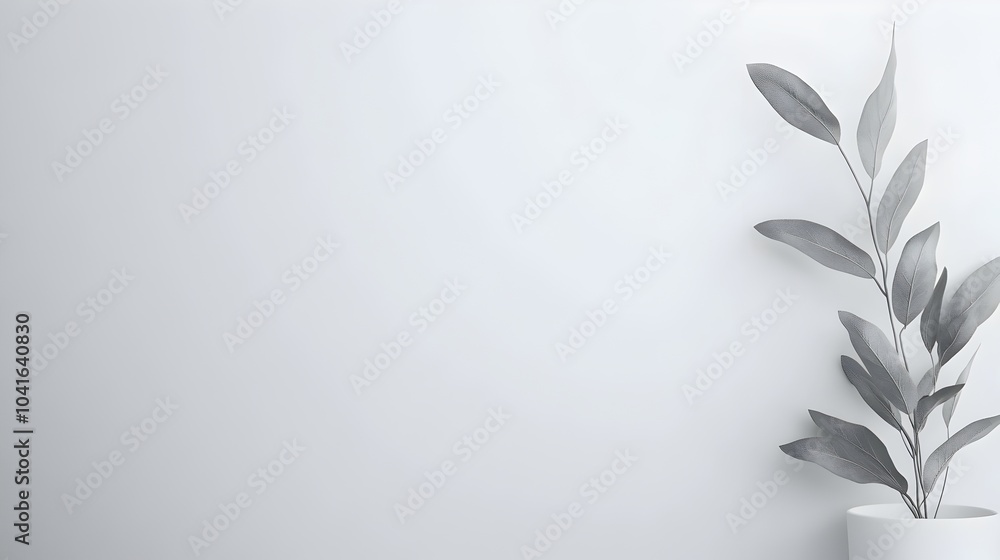 Aufkleber minimalist light grey abstract background with subtle texture and clean copy space