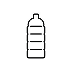 Water bottle icon logo design template isolated illustration